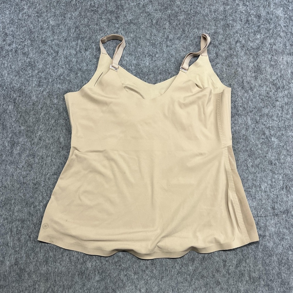 Honeylove Shapewear Top Womens 1X Beige Compression Cami Plus Adjustable Straps - Picture 2 of 16
